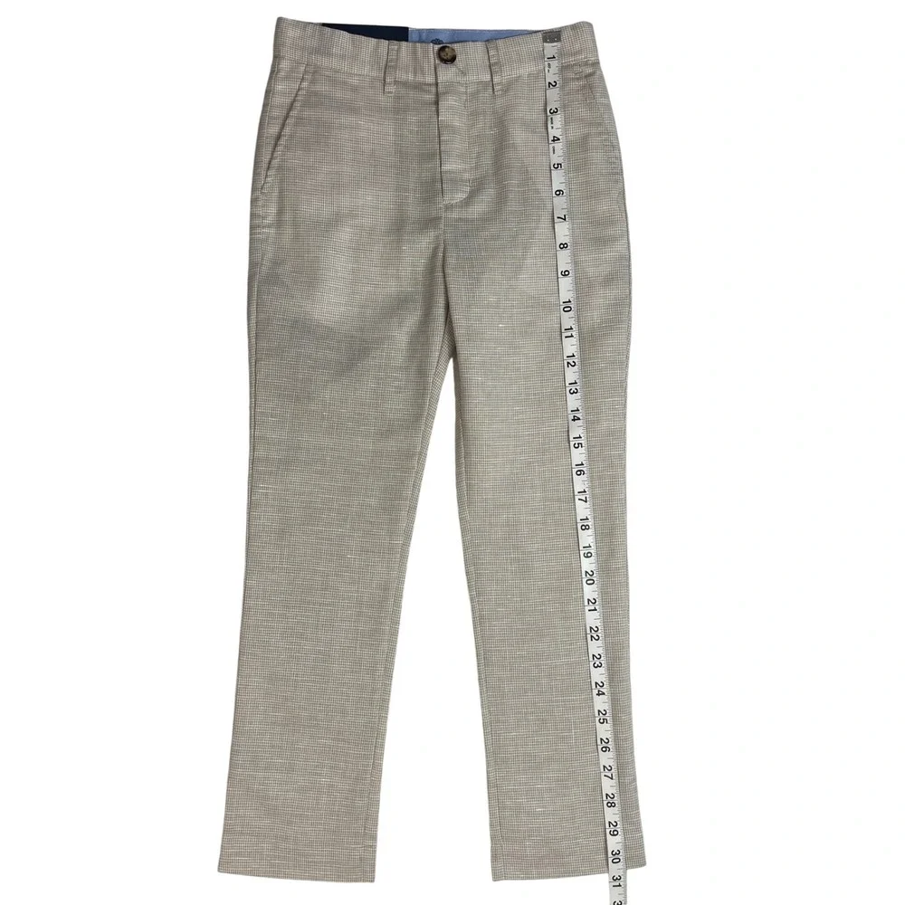 Browns & Company Palmetto Pants Boys Plaid Dress Pants Size 7 Chino Slacks